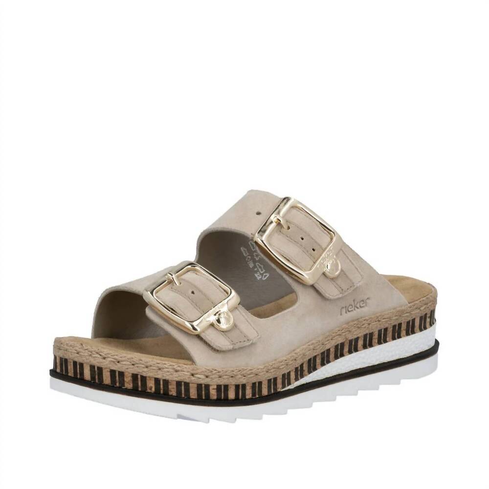 NEW RIEKER women's regina 55 sandals in iceburg